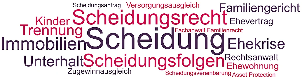 Ratgeber Scheidung - vom Scheidungsanwalt Bei der Scheidung benötigt man einen guten Scheidungsanwalt, der sich im Scheidungsrecht auskennt. Dazu gehört nicht nur Expertise im Familienrecht, sondern gegebenenfalls auch im Wirtschaftsrecht, Steuerrecht und Immobilienrecht.