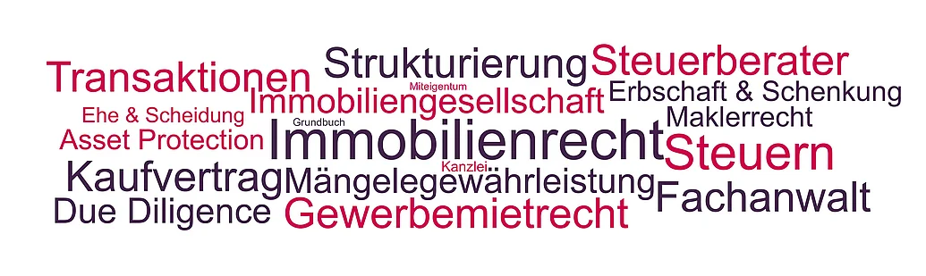 Rechtsanwalt für Immobilienrecht, Kanzlei ROSE & PARTNER Begriffe und Themen im Immobilienrecht