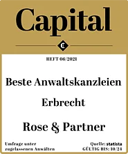 Beste Anwaltskanzleien Erbrecht – ROSE & PARTNER